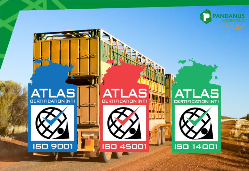 Pandanus Workforce Achieves Triple ISO Certification
